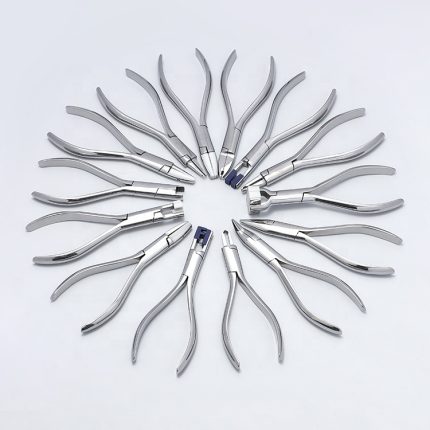 Eyeglasses Frame Pliers Nylon Jaw Half Flat Nose Pliers Eyeglasses Pliers Glasses Repair Assembling & Adjusting Tools